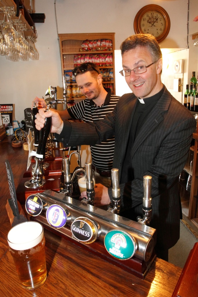 The Dean of Ripon has a lesson in pulling a good pint Diocese of Leeds