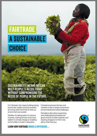 Fairtrade A Sustainable Choice Leaflet